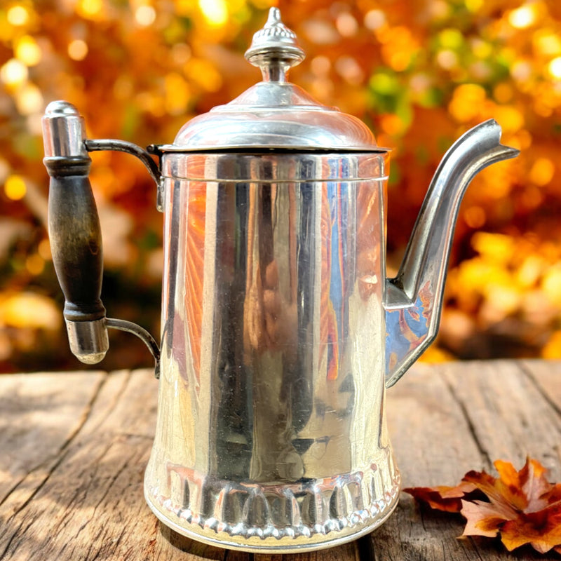 1930s COFFEE POT | SILVER PLATED | ART DECO