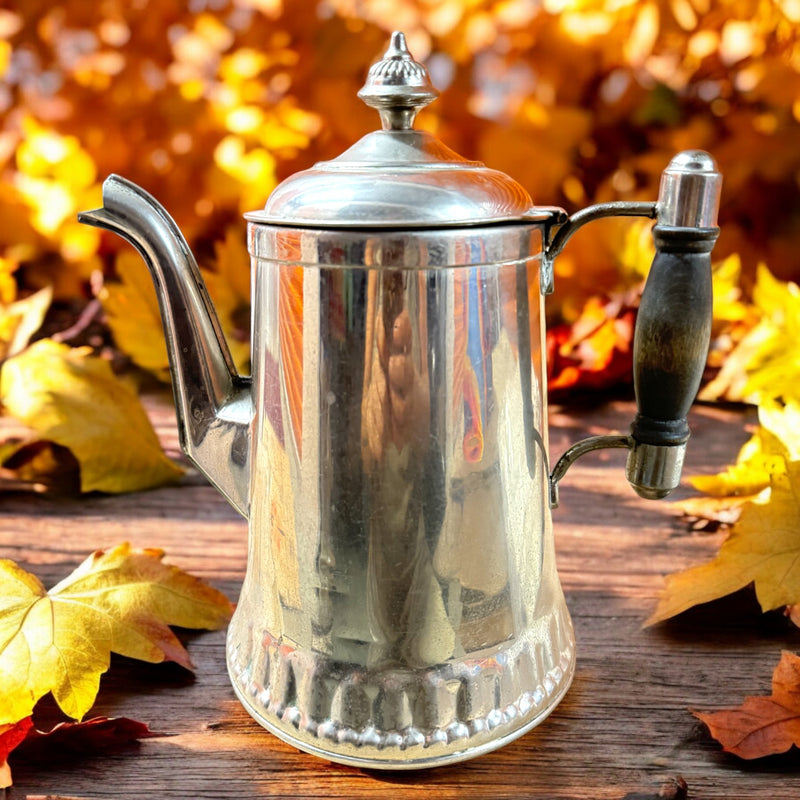 1930s COFFEE POT | SILVER PLATED | ART DECO