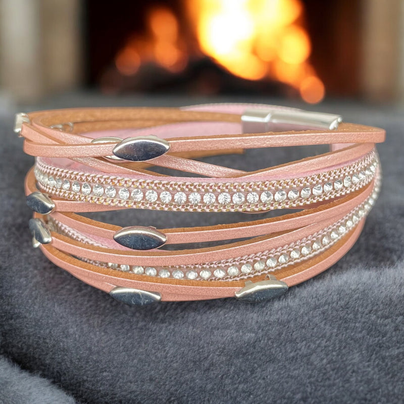 LEATHER STRAND BANGLES