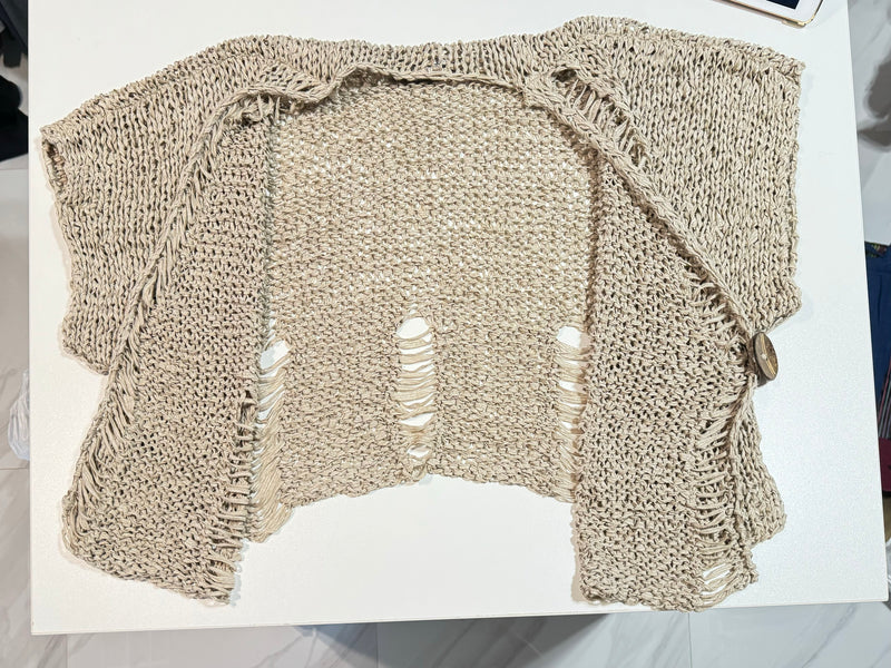 BOXY KNIT CARDIGAN | ITALIAN DESIGN